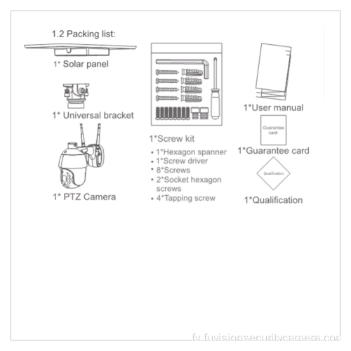 IP Surveillance Solar Camera mei Night Vision